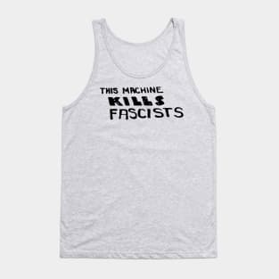 Woody Guthrie - This Machine Kills Fascists Folk Music Tank Top